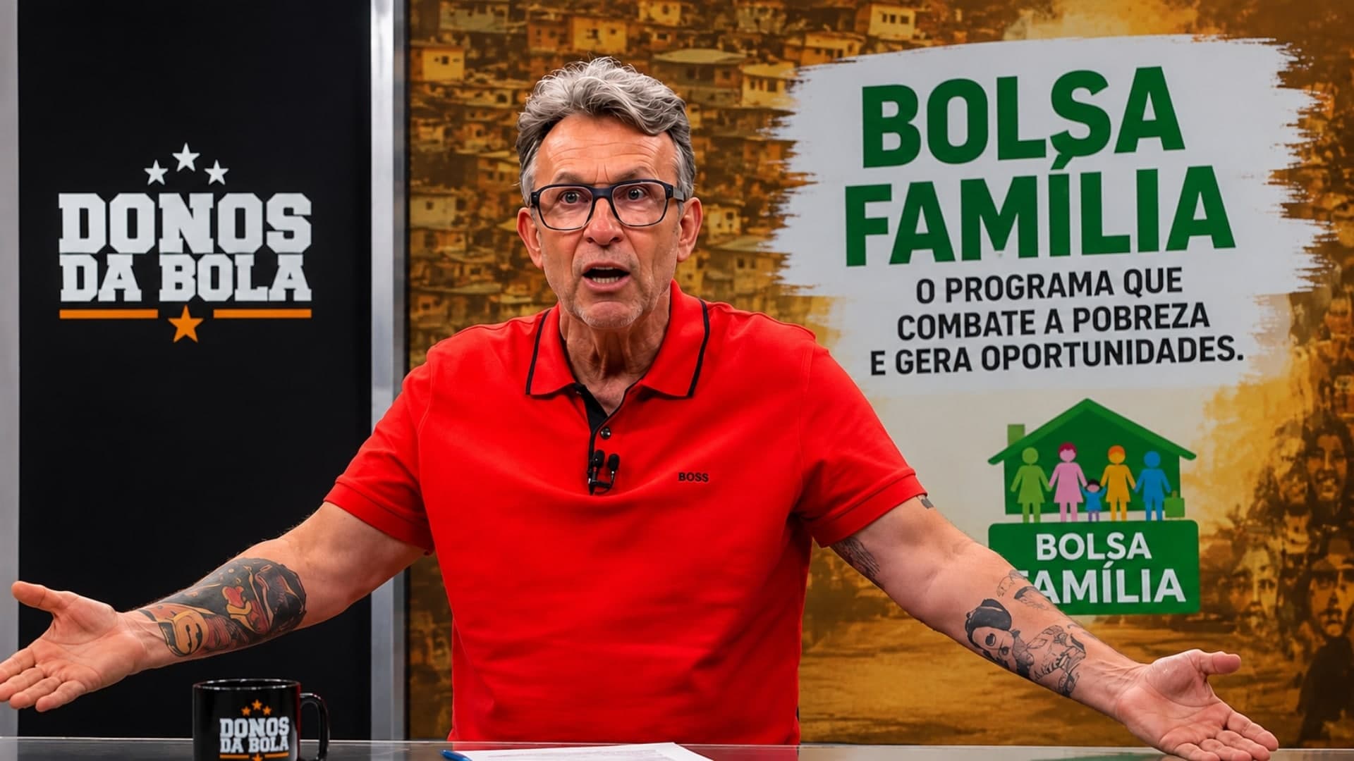 Neto rebate Luciano Huck e sai em defesa do Bolsa Família