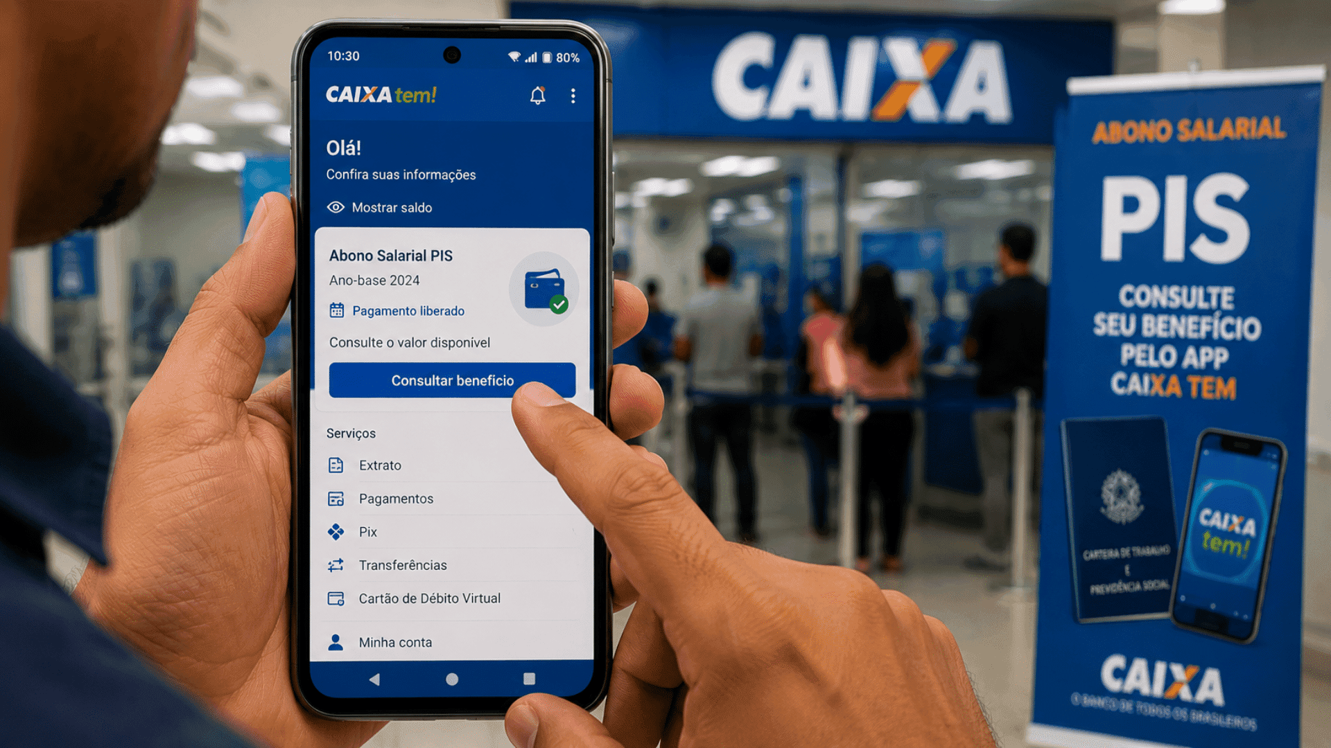 Caixa Tem permite verificar pagamento do PIS para quem tem direito ao abono