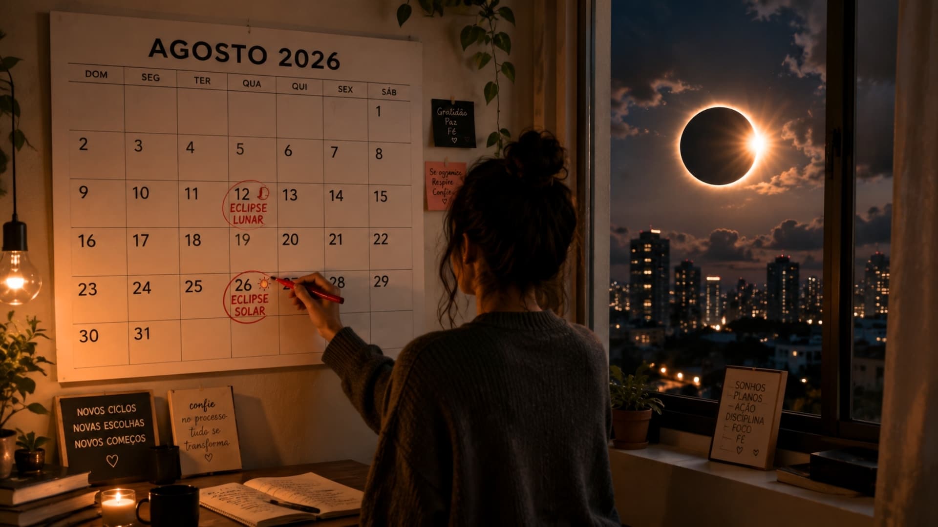 O que os dois eclipses de agosto de 2026 representam para cada signo