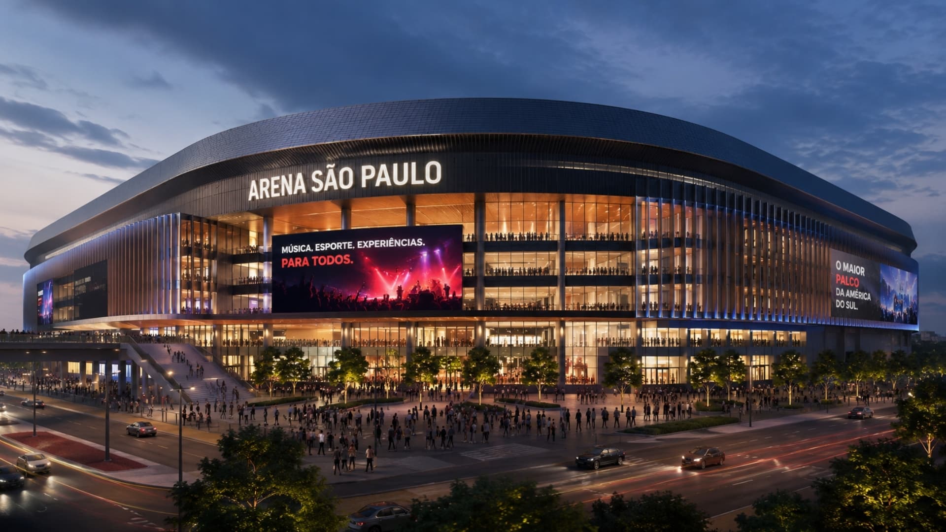Arena prevista para 2028 deve reforçar São Paulo na rota de turnês mundiais
