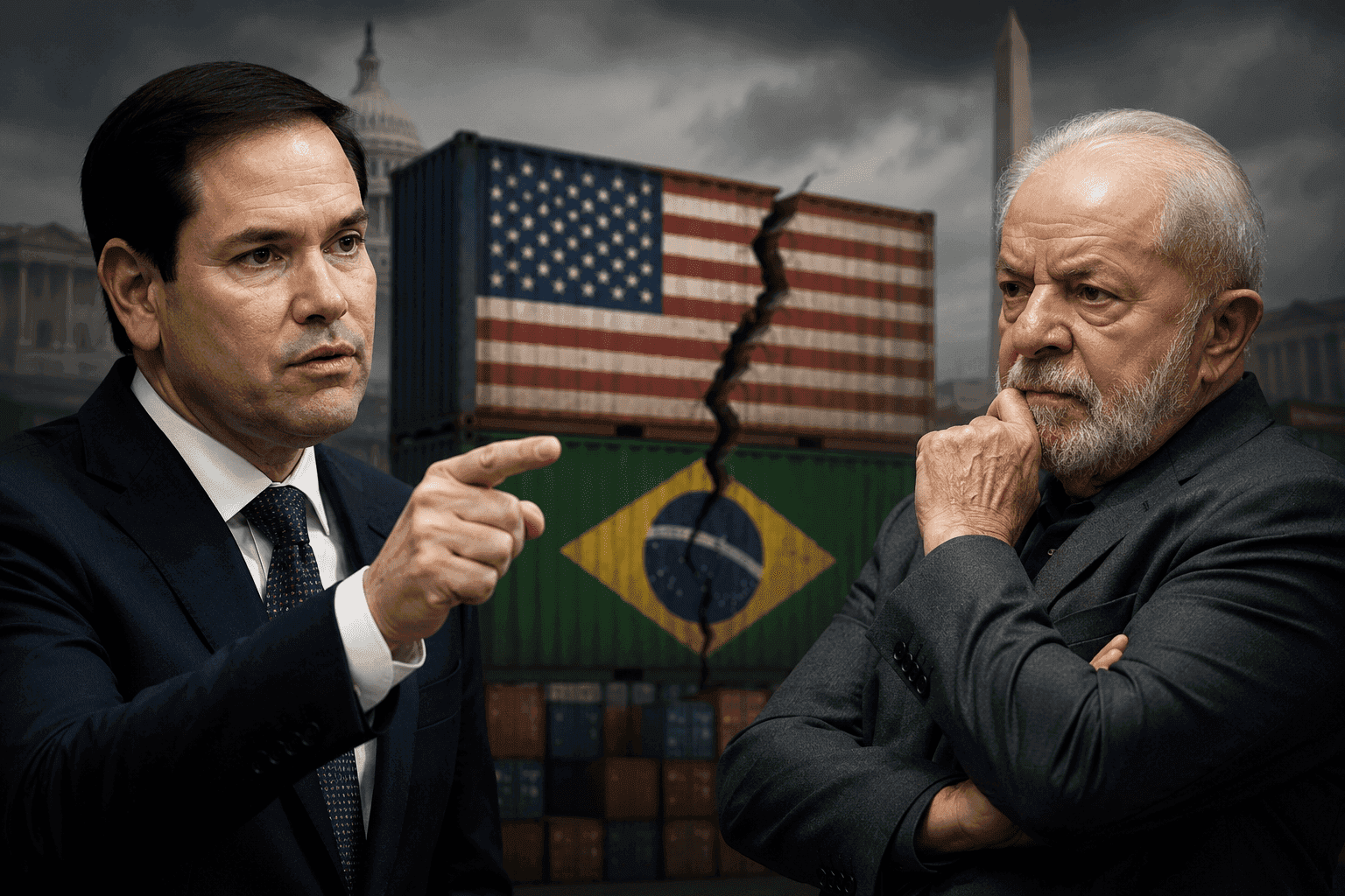 Tarifaço confirmado: EUA impõem 25% sobre produtos brasileiros e Rubio joga a culpa em Lula