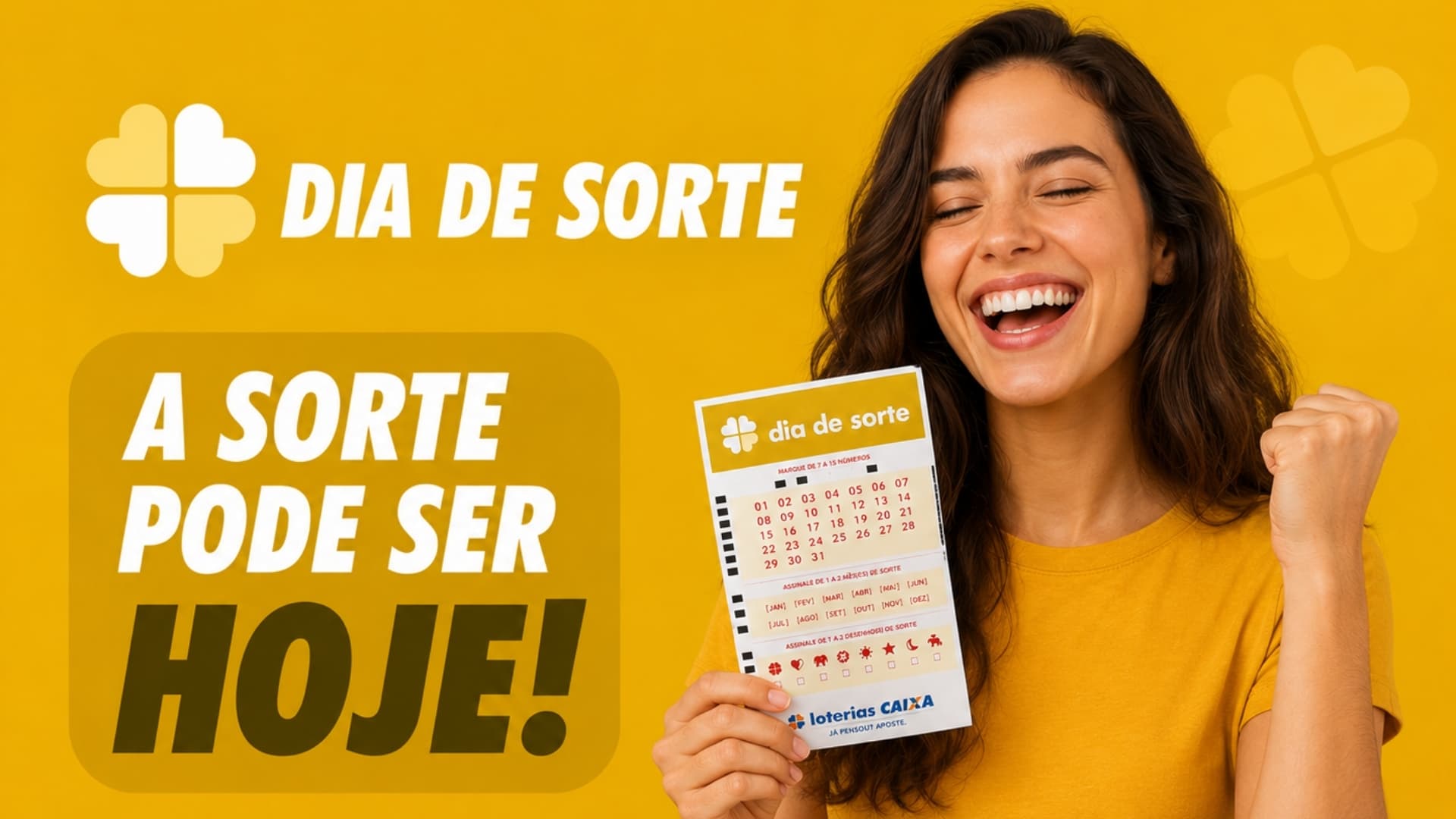Resultado Dia de Sorte 1252: prêmio de R$ 100 mil; veja os números e o mês da sorte