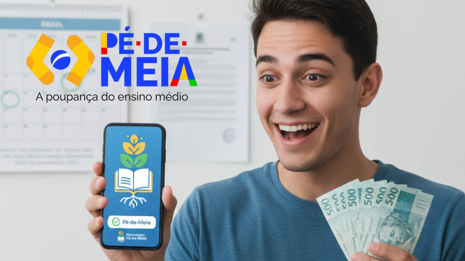 MEC confirma nova rodada do Pé-de-Meia em agosto e explica quem recebe primeiro