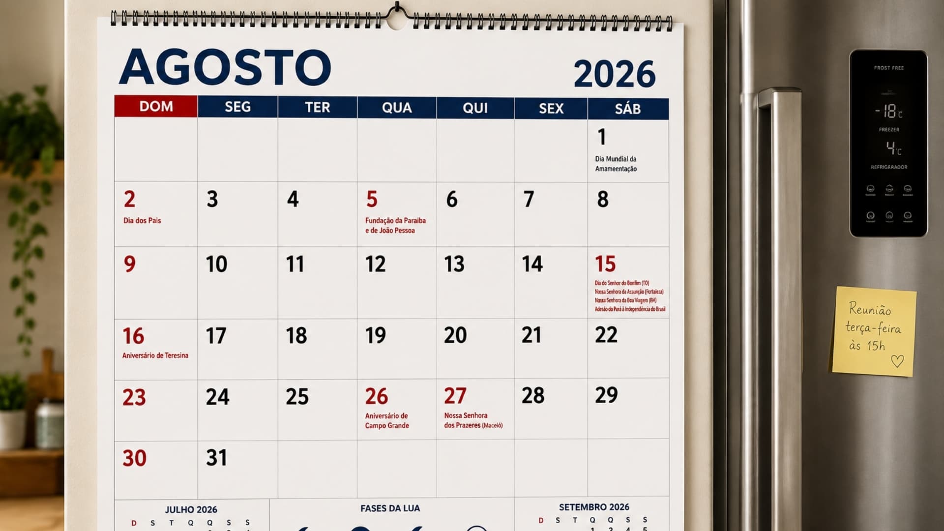 Sem feriado nacional em agosto, nove datas regionais podem garantir folga