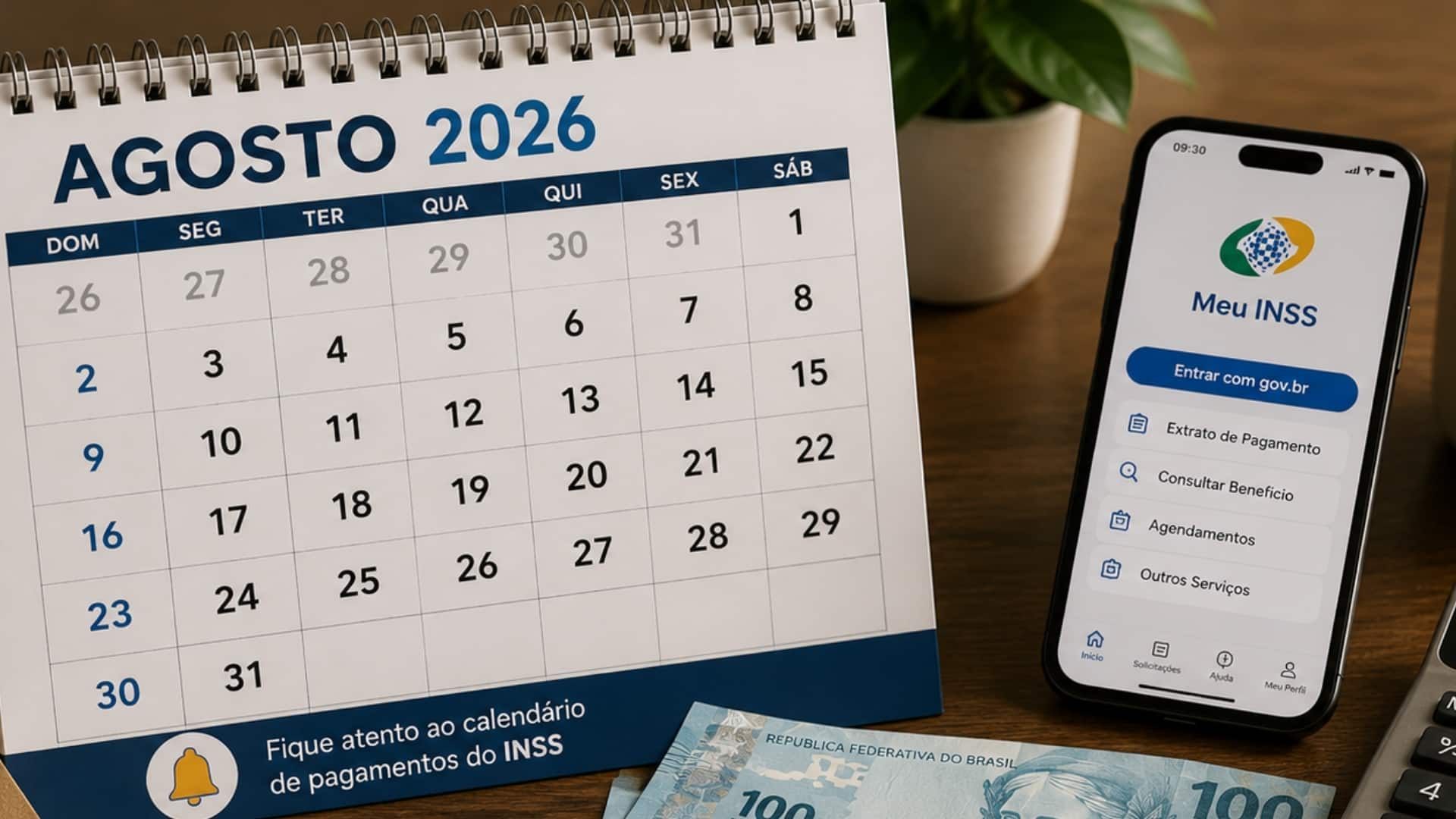 INSS paga último grupo em 7 de agosto; veja quem recebe até R$ 8.475