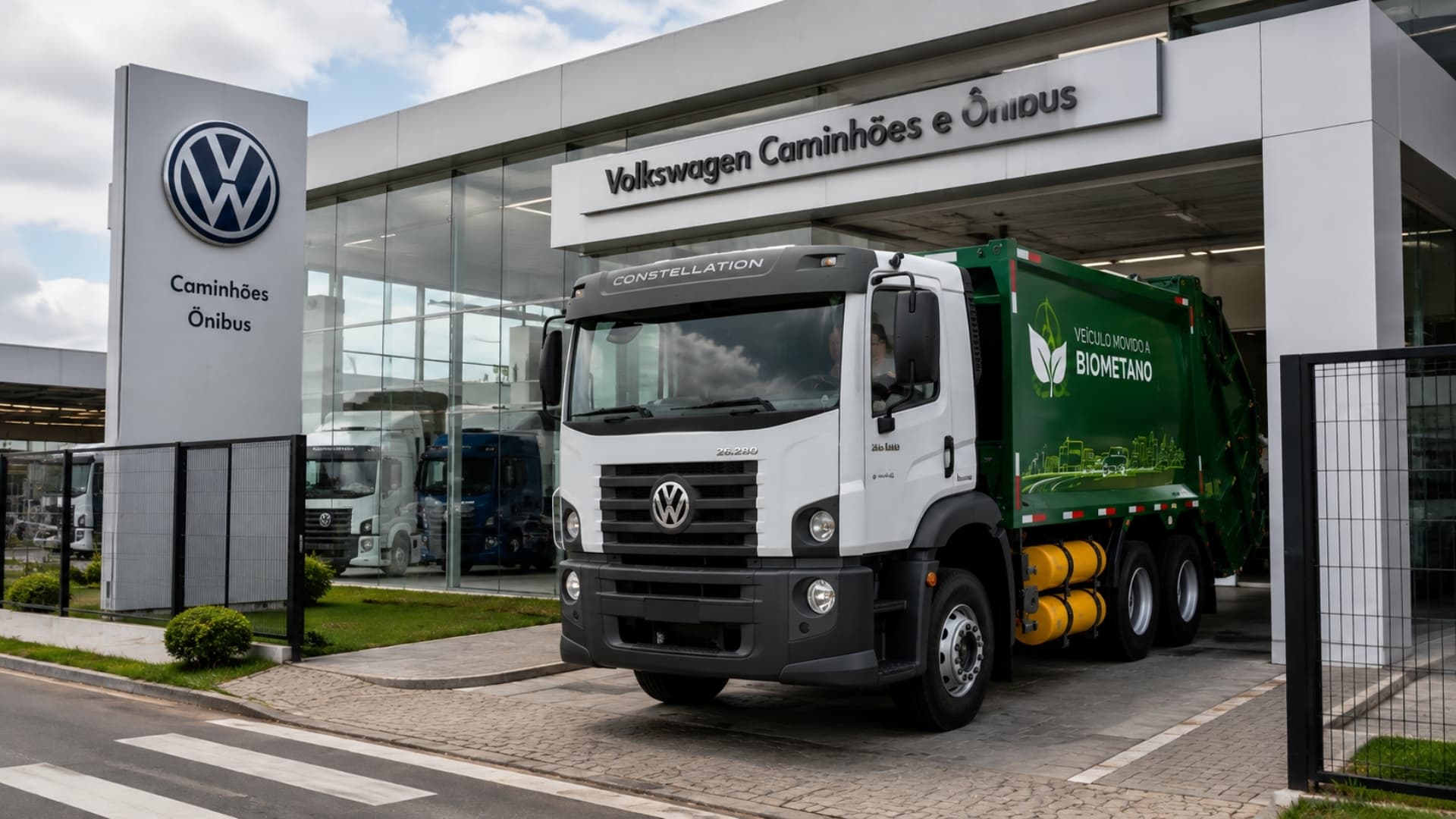 Caminhões da Volkswagen passam a rodar com biometano gerado pelo lixo