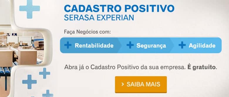 Cadastro Positivo do Serasa
