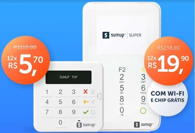 maquininha de cartões SumUp