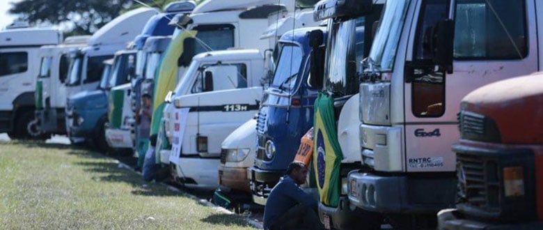 Greve dos caminhoneiros