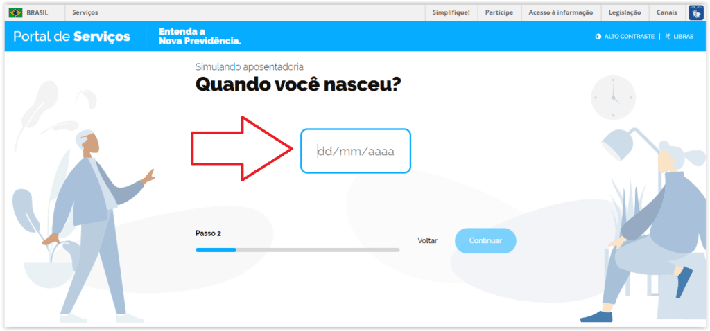 Como calcular a aposentadoria pela nova regra - data de nascimento