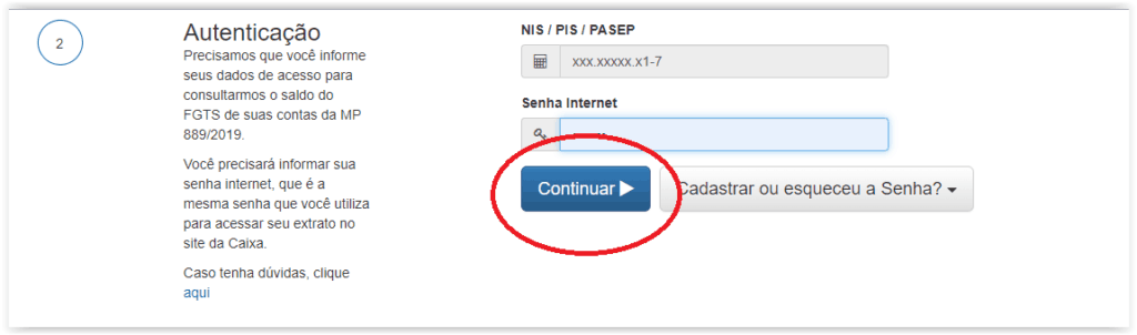 Desfazimento do crédito automático em conta do FGTS - imagem 2
