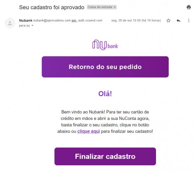 novo golpe do Nubank por Phishing