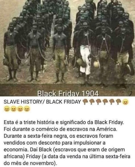black friday é racista