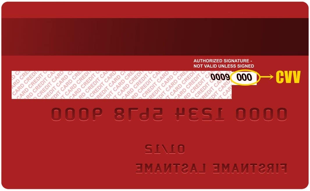 cvv do cartao de credito