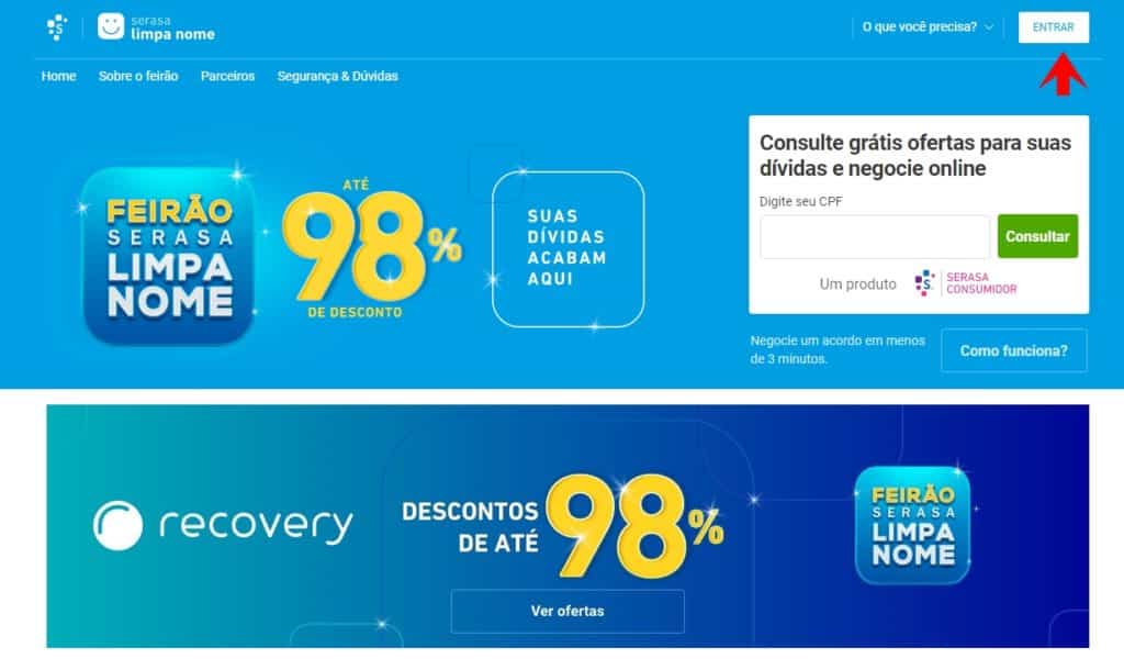 entrar serasa experian