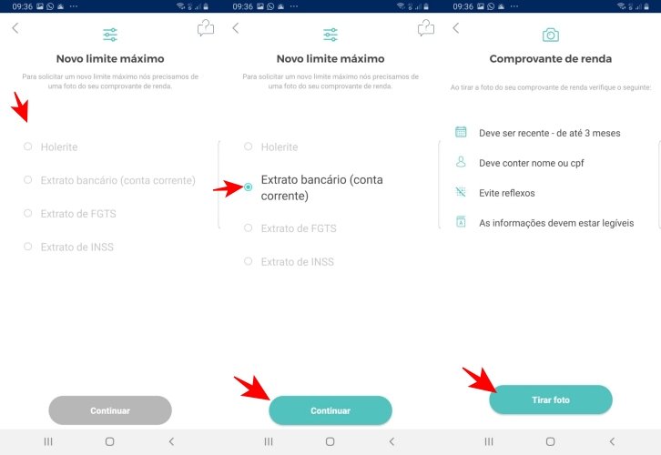 pedir aumento de limite no digio