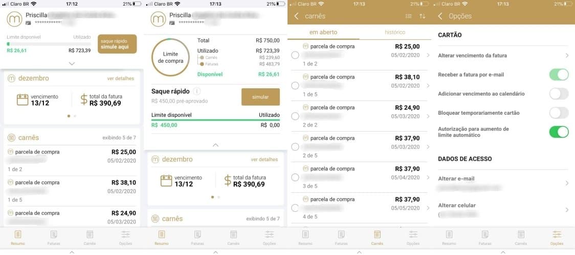 Meu cartão