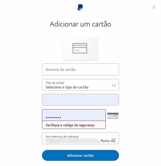 cartão de crédito