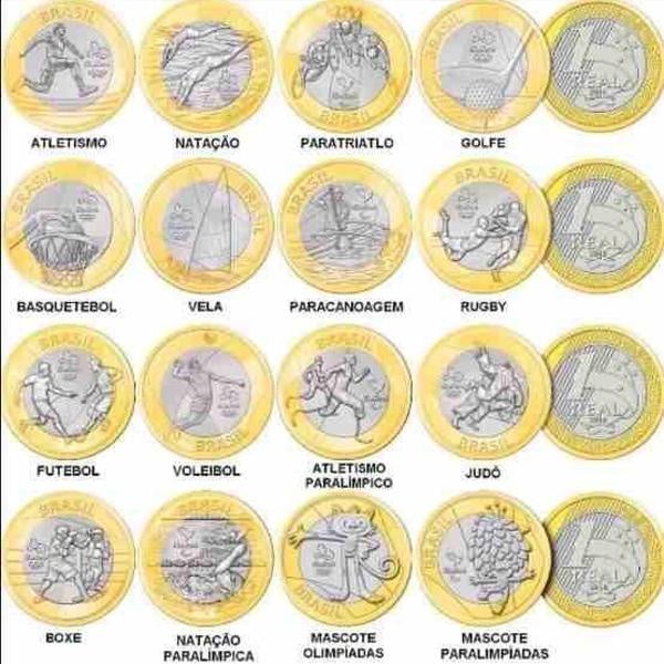 Coleção moeda das olímpiadas