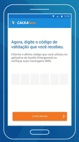 código de validação