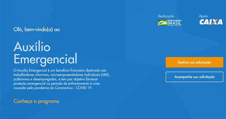 cadastrar e GANHAR o auxílio emergencial