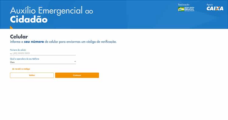 cadastrar e GANHAR o auxílio emergencial