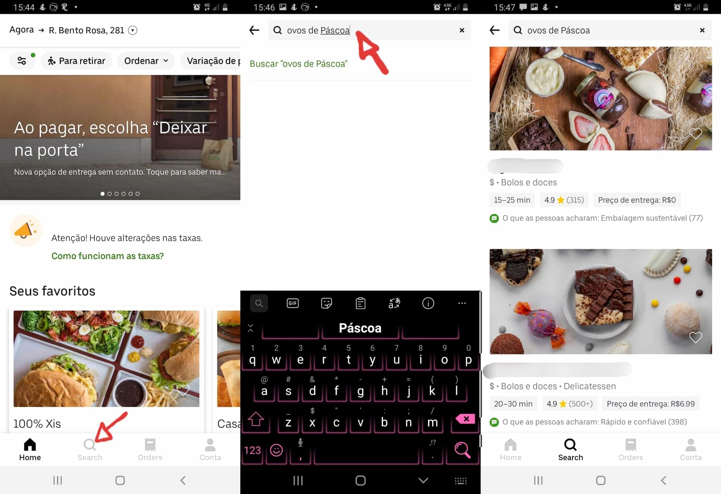 uber eats chocolate