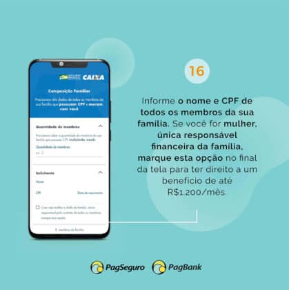 receba o auxílio emergencial no PagBank