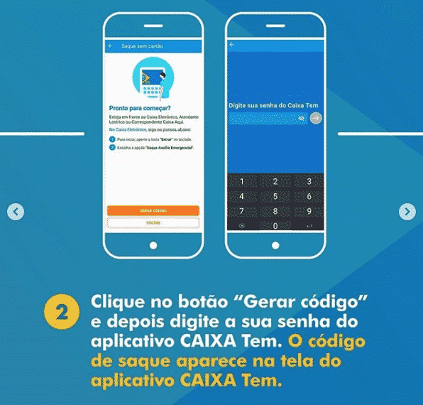 Gerar código auxílio emergencial
