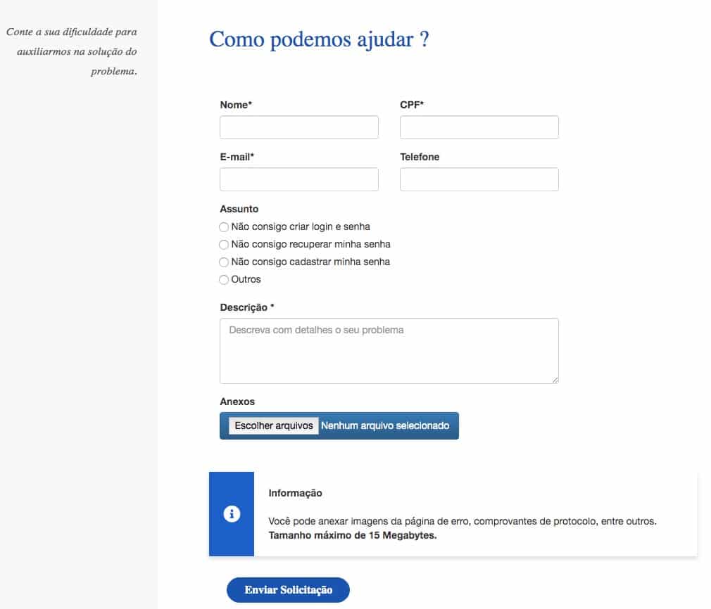Portal de Serviços do Ministério da Economia