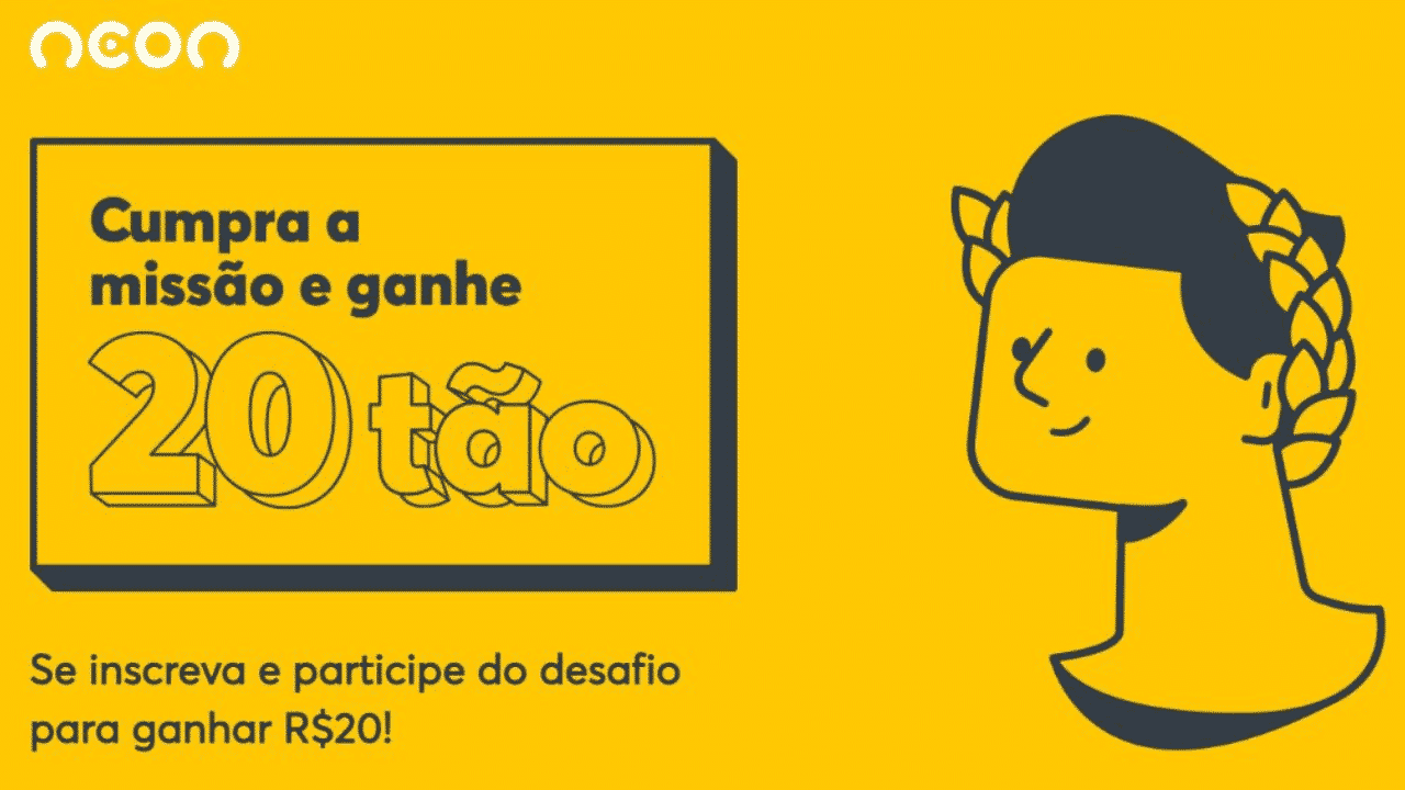 20tão: Neon lança promoção que dá R$ 20 para seus clientes