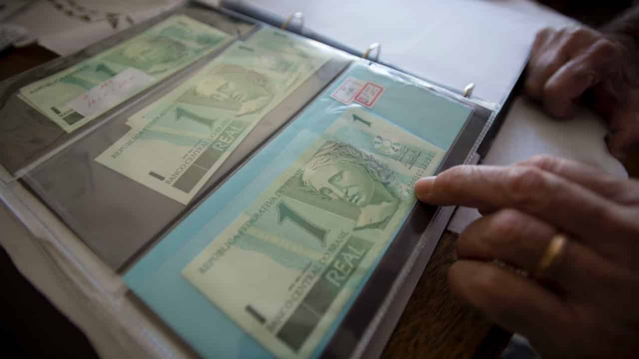 cédula de R$ 1