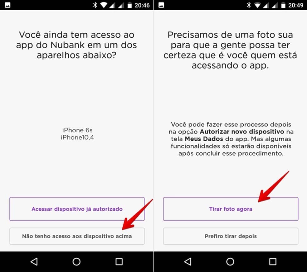Como usar o aplicativo Nubank em outro celular