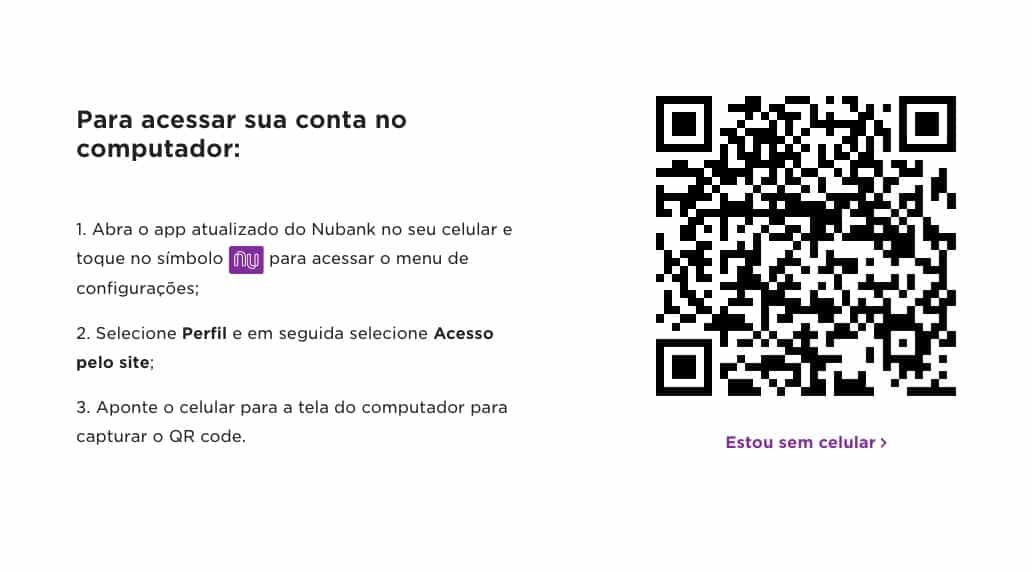 Como usar o aplicativo Nubank em outro celular