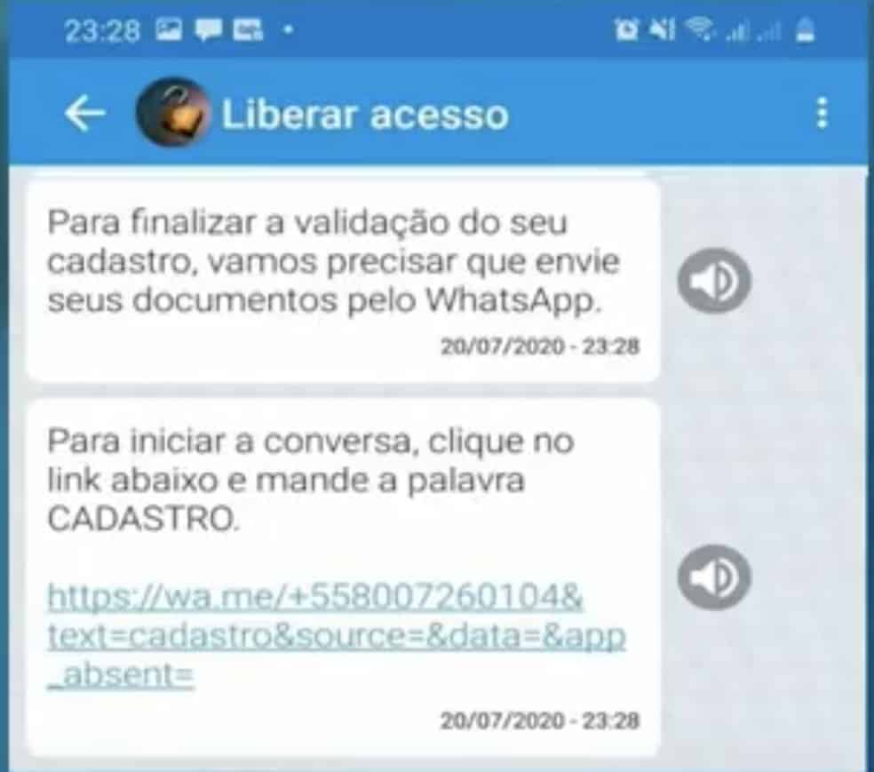 Caixa Tem link do WhatsApp