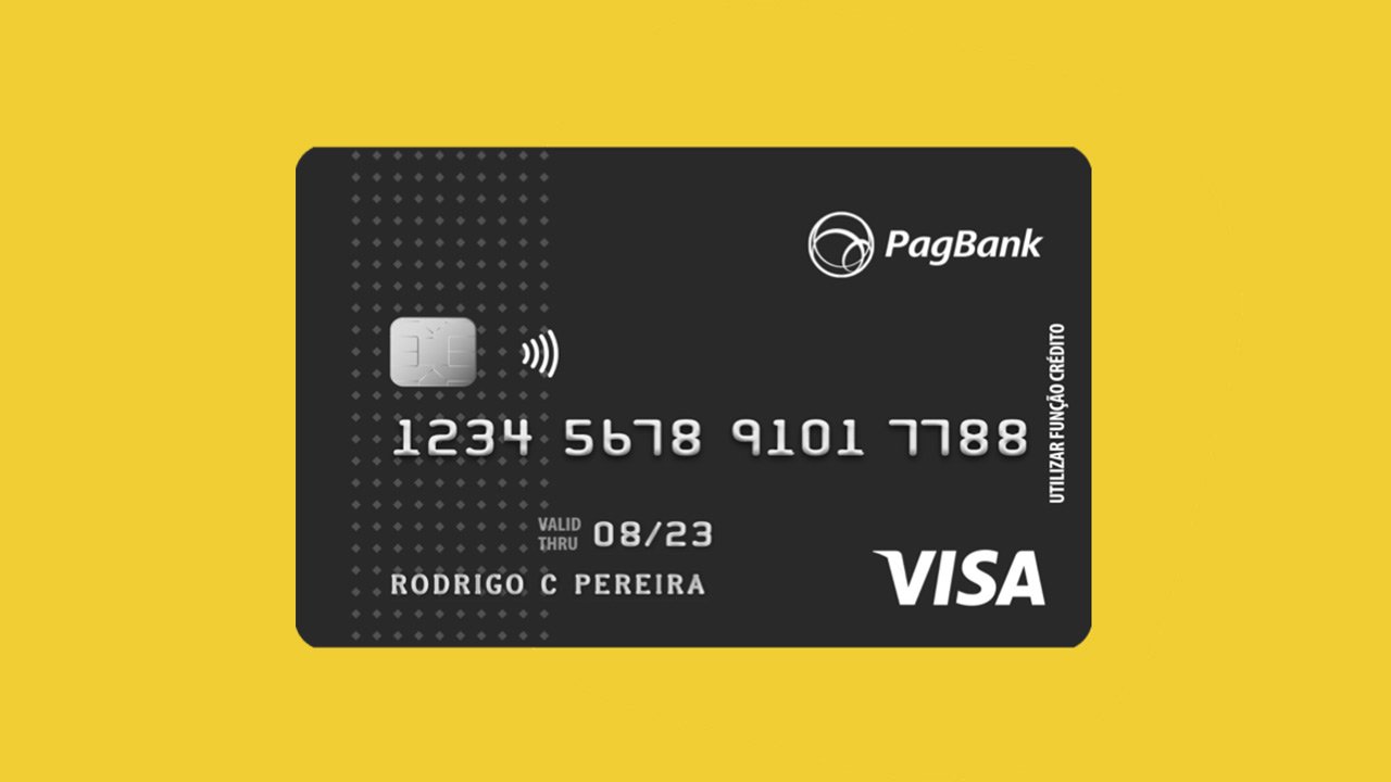 PagBank: cartão de crédito sem anuidade com limite de até R$ 50 mil, mesmo com score baixo