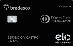 Cartão Bradesco Empresarial Elo Nanquim Diners Club