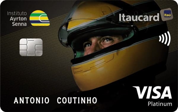 Instituto Ayrton Senna Itaucard Platinum cartão
