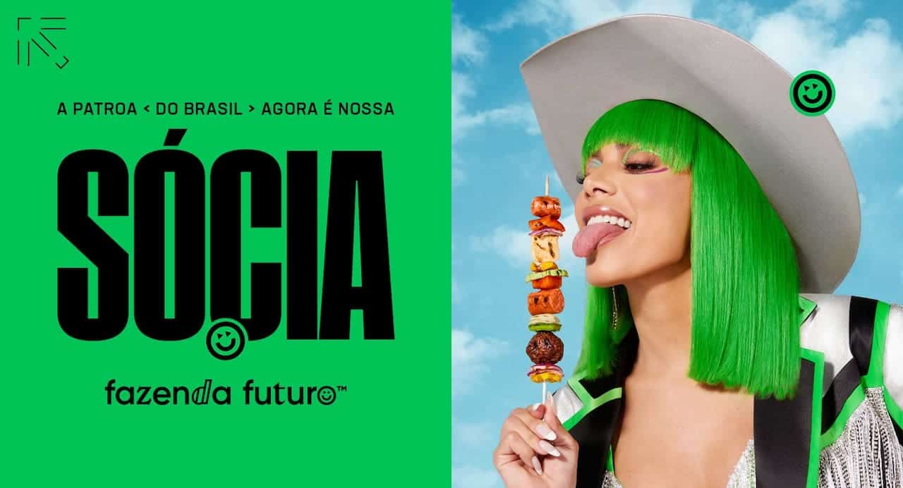 Anitta vira sócia de foodtech produtora de carne à base de plantas