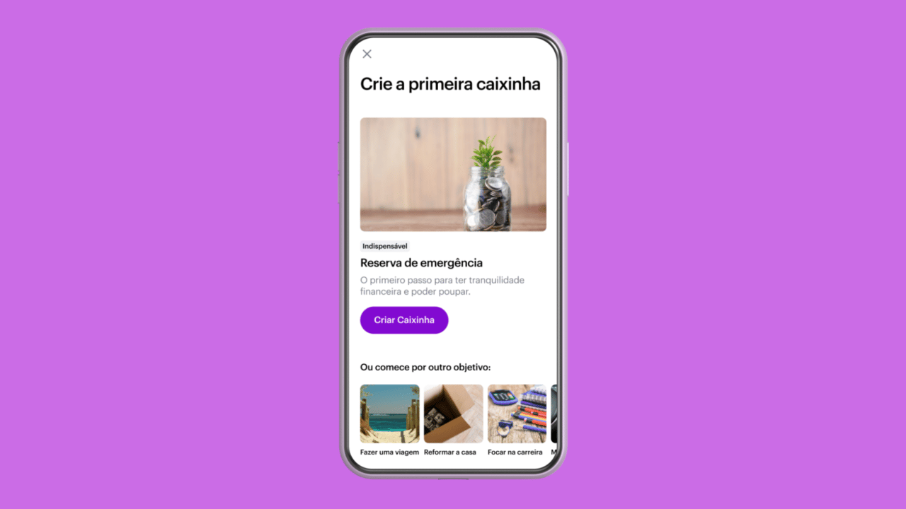 Auto Invest: Nubank cria nova função nas Caixinhas