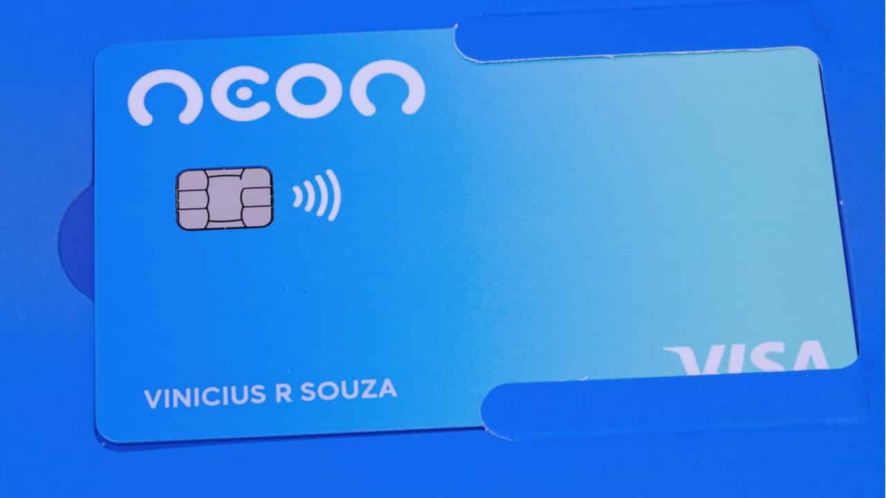 Cartão do banco Neon