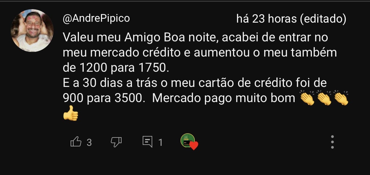 Print de comentário