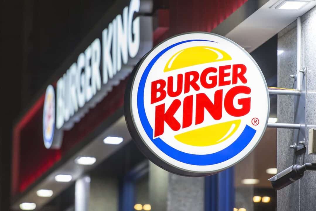 letreiro do burger king