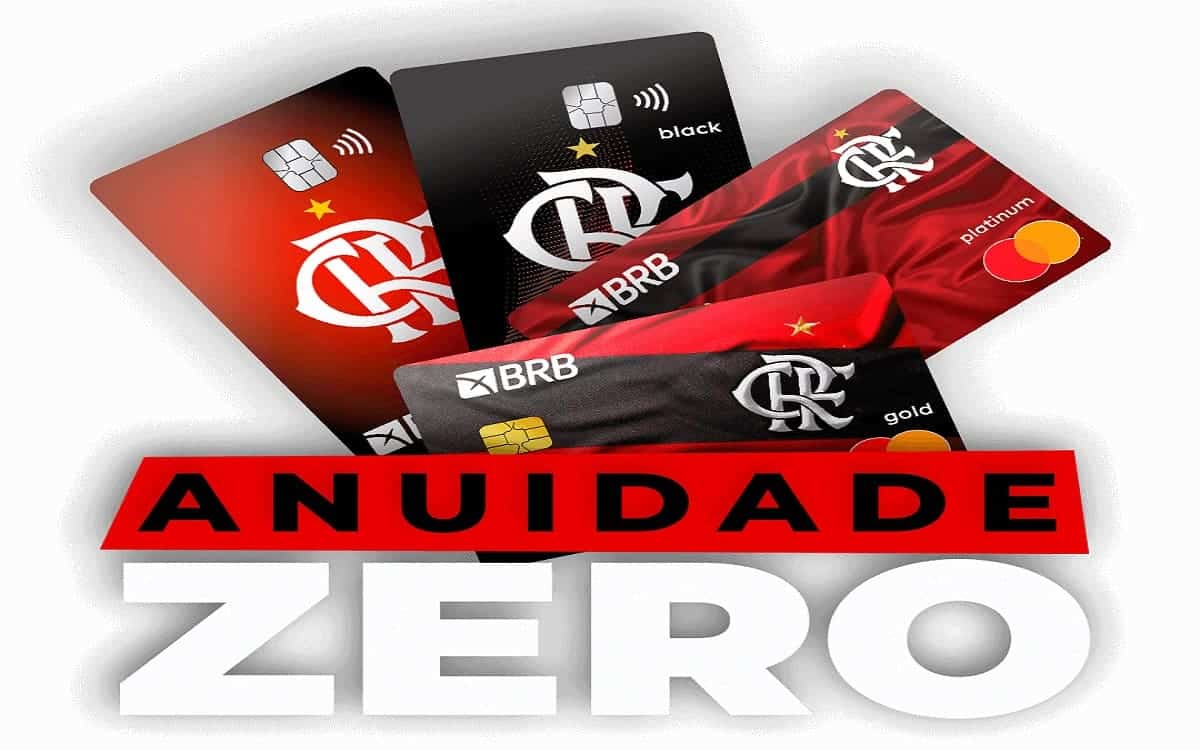 Cartões Flamengo estão com anuidade ZERO para SEMPRE; confira