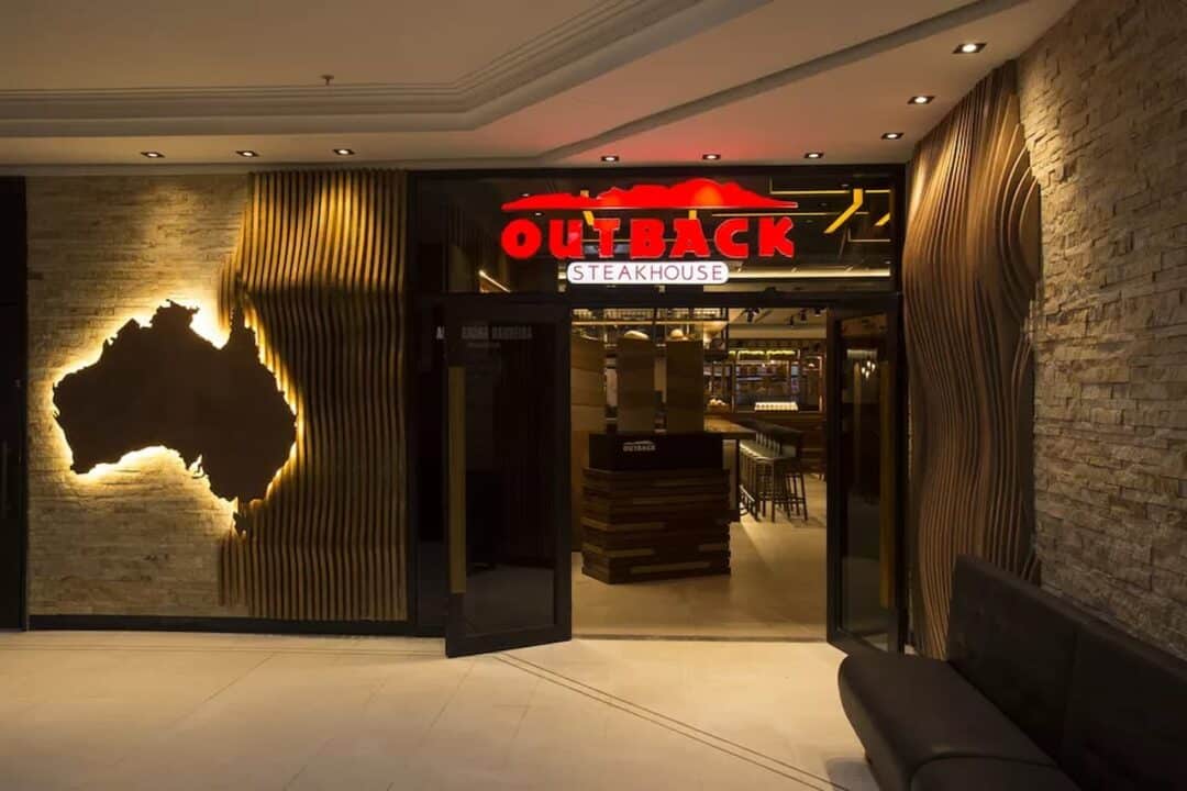 Fachada do restaurante Outback
