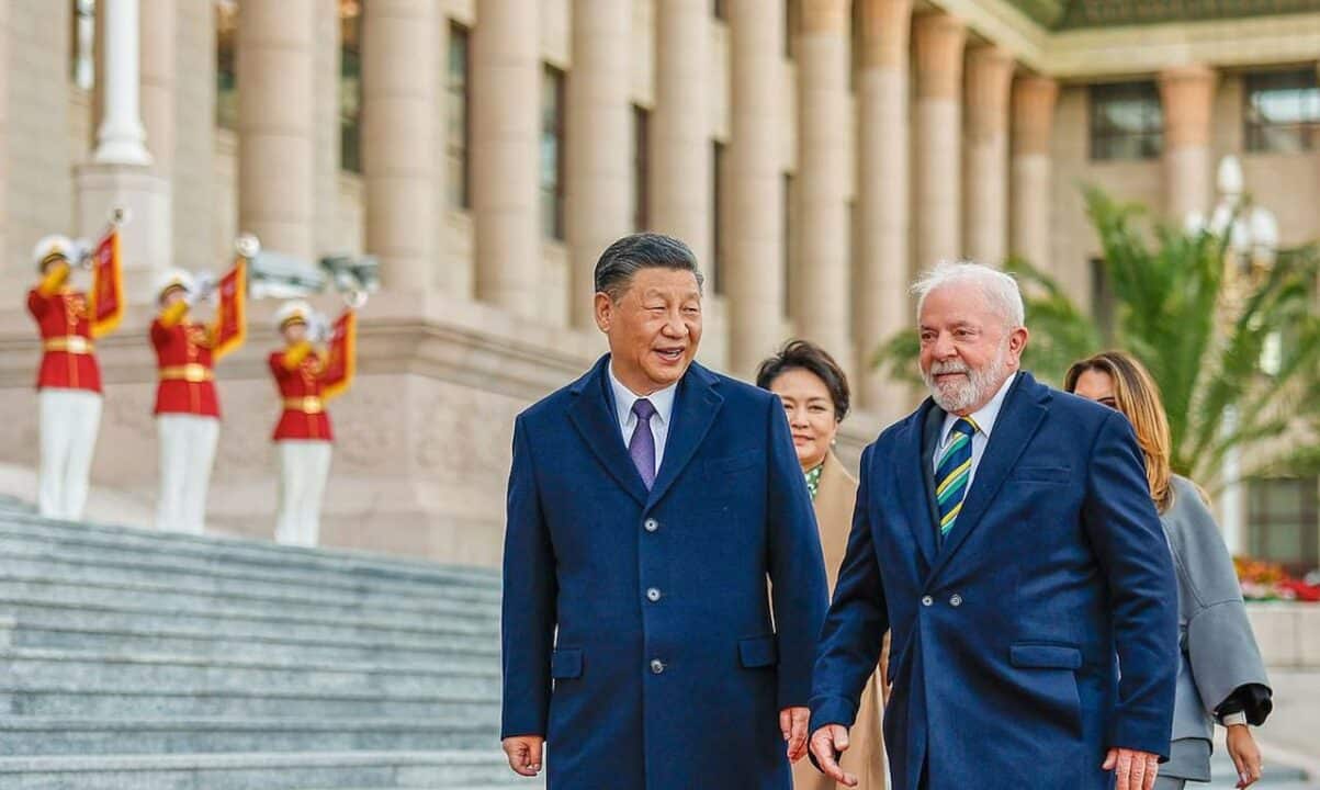 Lula e presidente da China Xi Jinping