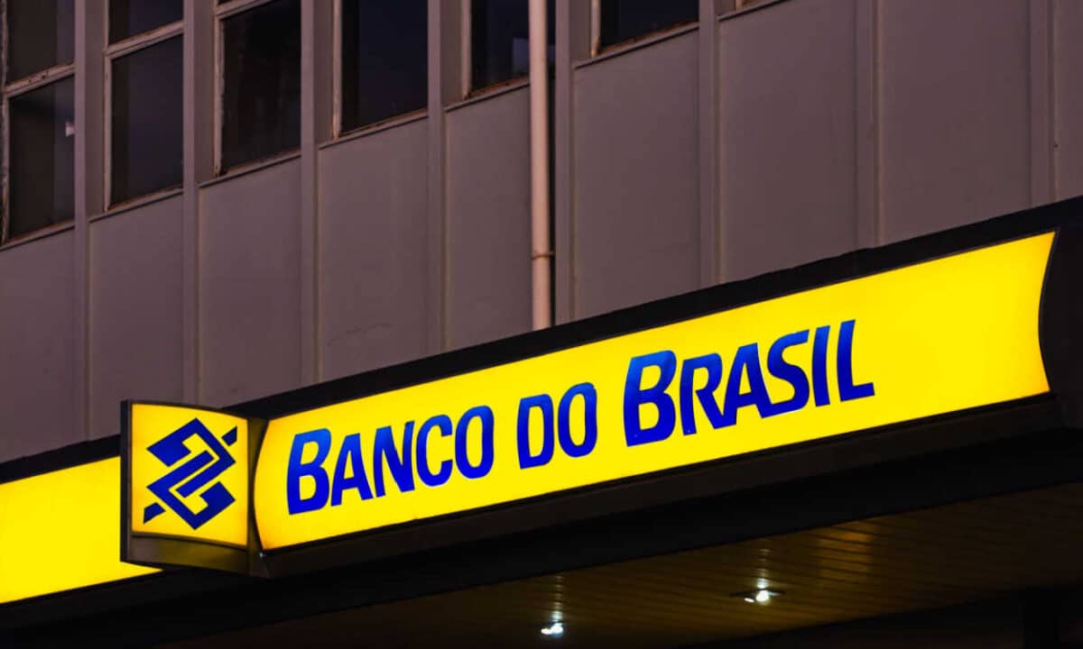 Fachada de uma agência do Banco do Brasil