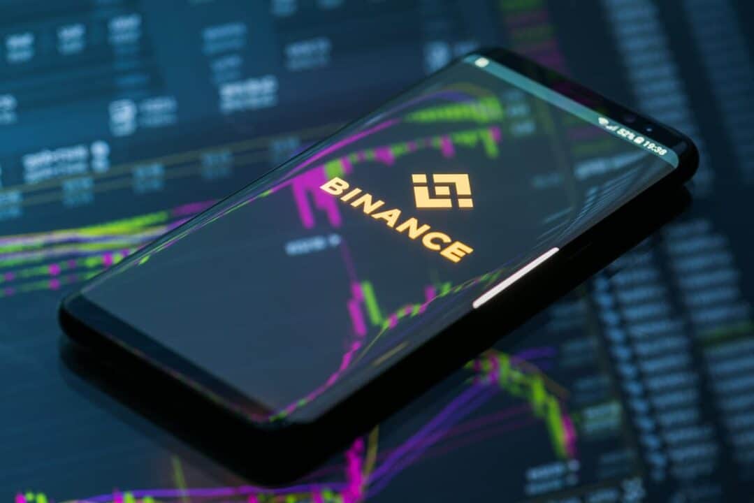 Aplicativo Binance no celular