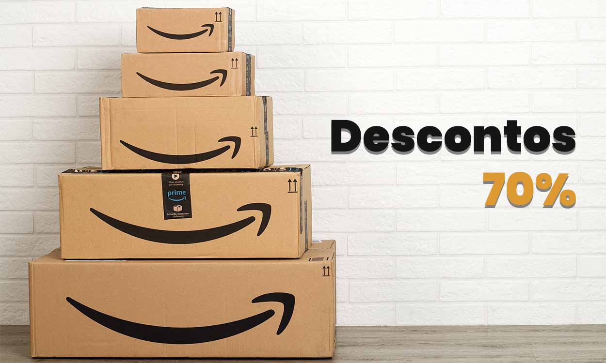 Deu a louca na Amazon: produtos ficarão com 70% de desconto