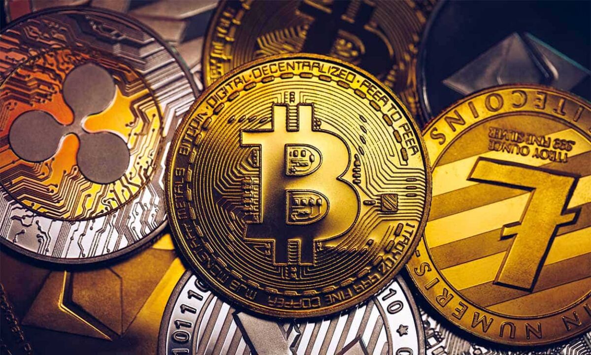 Imagem de uma criptomoeda